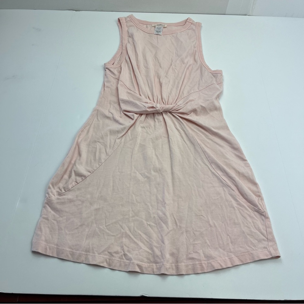 L*Space Baby Pink Sleeveless Dress Womens Medium 100% Cotton Stretch *FLAWED